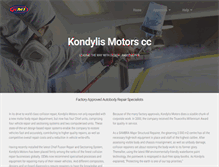Tablet Screenshot of kondylismotors.com